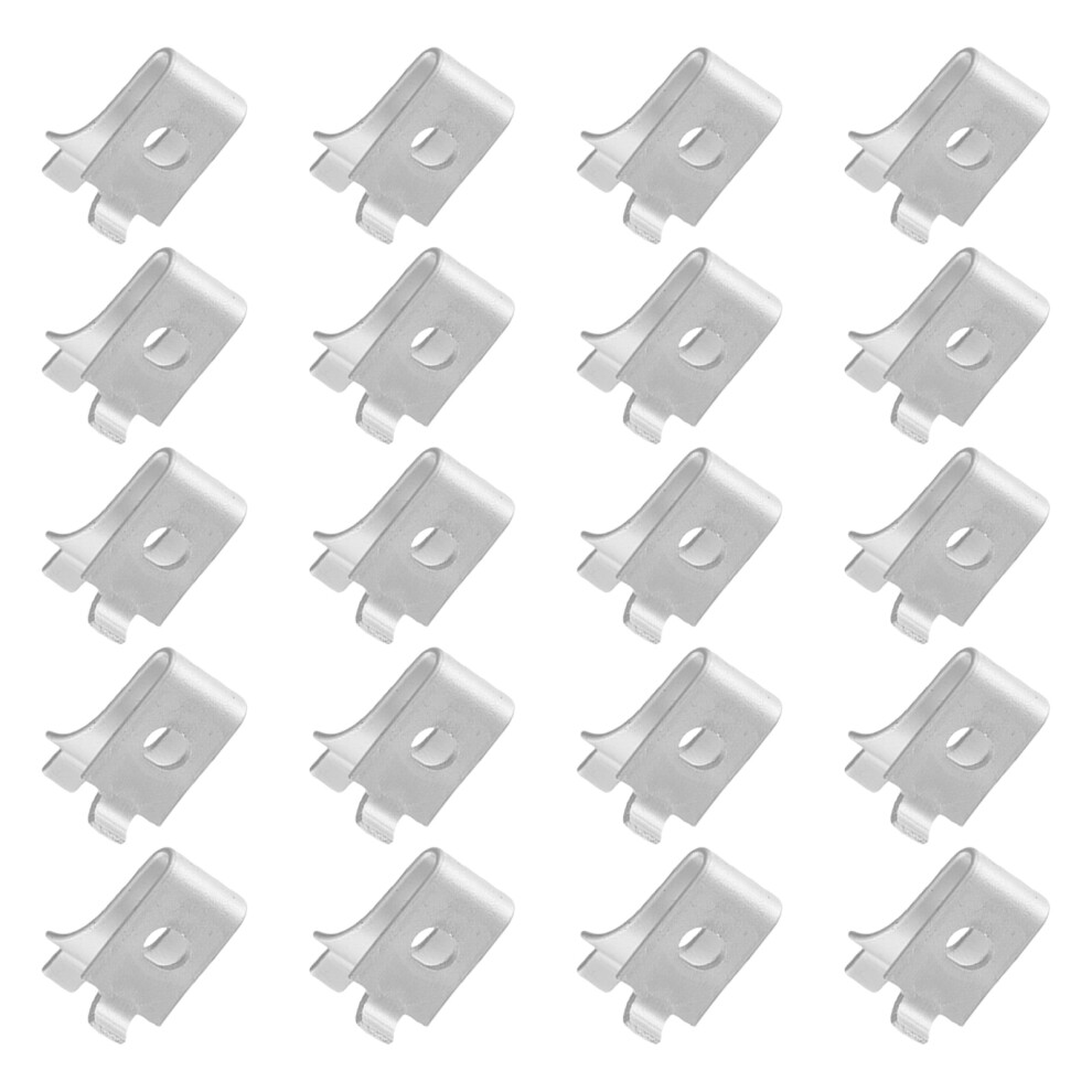 Shelf Clip Cabinet Adjustable Shelf Bracket, 20 Pieces 062919250839