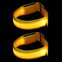 2Stk Leuchtende LED-Armbänder Für Und Athleten 10x11 Zoll