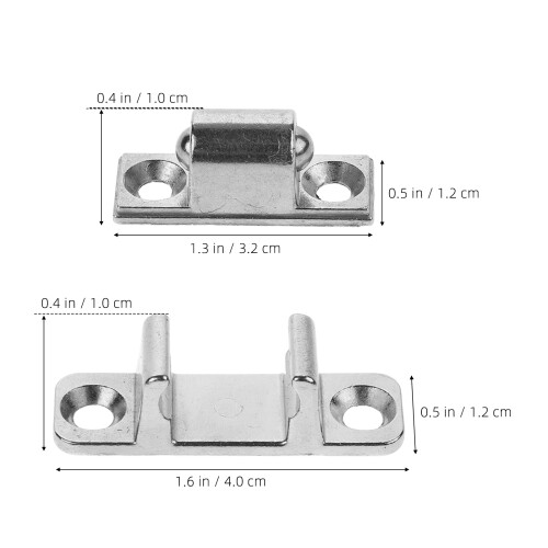 4Stk Universal Dunstabzugshaube Befestiger Metall Verschluss 1