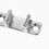 4Stk Universal Dunstabzugshaube Befestiger Metall Verschluss 6