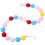 Rainbow Halskette Neon Perlen Bunt 3