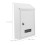 Wall Mount Iron Letter Box Locking Weiß Vintage Style 1 11
