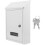 Wall Mount Iron Letter Box Locking Weiß Vintage Style 1 10