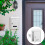 Wall Mount Iron Letter Box Locking Weiß Vintage Style 1 4