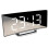 (white) Digital Alarm Clock Desk Table Clock Curved LED Screen Alarm Clocks For Kid 1