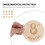 Baby Karten Beige Holz 12 39 10