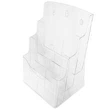 Brochure Display Pamphlet 32,50 X 23,50 X 17,30 Cm Transparent