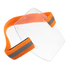 Wasserdichter Arm ID Badge Halter PVC Orange
