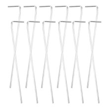 32Stk L-Förmige Heringe Metall Für Camping Und