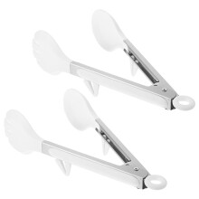 2 Buffet Grillzange Anti-Verbrühungsklammern