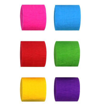 Party-Streamers Papierspitze Zufallsfarbe 12er Set