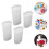 4Pcs Durable Silicone Mold DIY Cover Cast White Moulds 11