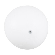 1 Pack Opblaasbare Voetbal Voor Jongeren Gym Park 20 Cm Wit Pvc