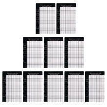 Telefoon 10 Stuks Grote Magnetische Schroefmat Tray Zwart