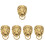Alloy Dierenbroche Voor 5 Pack Dagelijks Accessoire 7