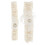 Bride Wedding Garter Kanten Been Garter Beige 2Set 1