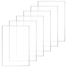 6 Transparante Acrylplaten Voor Knutselprojecten En Diy Frames