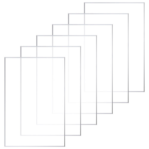 6 Transparante Acrylplaten Voor Knutselprojecten En Diy Frames