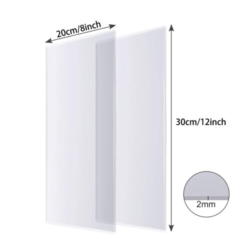 6 Transparante Acrylplaten Voor Knutselprojecten En Diy Frames 1
