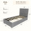 Comfy Living (3ft Single, Grey) Colorado Bed Frame with Kerri Mattress 6