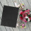 Flower Wrap 3D Geprägtes Schwarzes Papier 10 4
