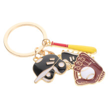 Mini Baseballschläger Schlüsselanhänger Legierung Für Fans