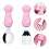 Beißring Set Für Baby Rosa 1 Set 5