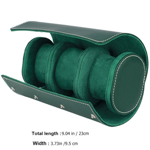 Watch Roll Box Grün PU Für Schmuck 1 Satz 1