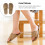 Open Toe Hausschuhe Bambus Sandalen 11