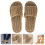 Open Toe Hausschuhe Bambus Sandalen 4