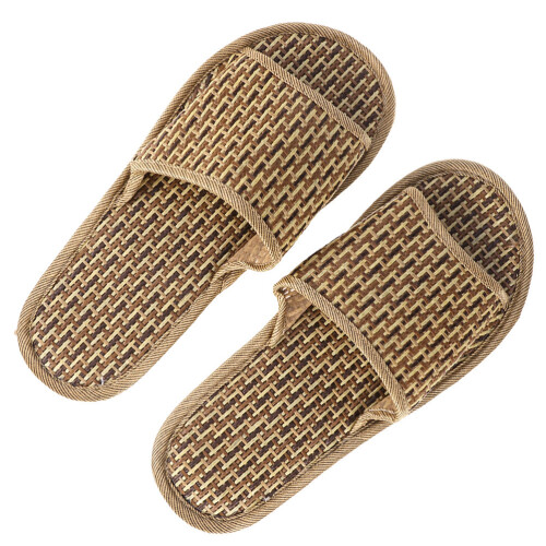 Open Toe Hausschuhe Bambus Sandalen 1