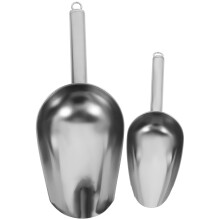 Grains Scoop Silber 2 Stk 10,6x4,6x3,9 Zoll