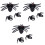 60 Halloween Spinne Ring Aus Kunststoff Partyring 3
