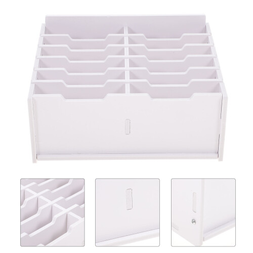 Mobile Phone Storage Box Office Weiß Wpc 2
