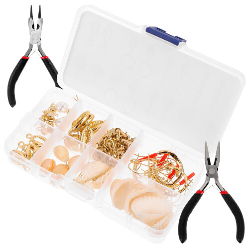 1Set 85Teile Retro Diy Ohrring Material Mit