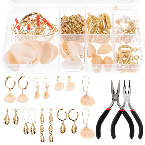1Set 85Teile Retro Diy Ohrring Material Mit 2