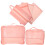 Travel Essentials Bag Storage Rosa 6 Teile 10