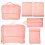 Travel Essentials Bag Storage Rosa 6 Teile 6