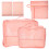 Travel Essentials Bag Storage Rosa 6 Teile 7