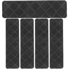 5er Pack Rutschfeste Graue Treppenstufen Innenbereich 10,2x78,7 Zoll