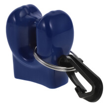 Robuster PVC Taucher Schutzclip Mundstück Halter Blau