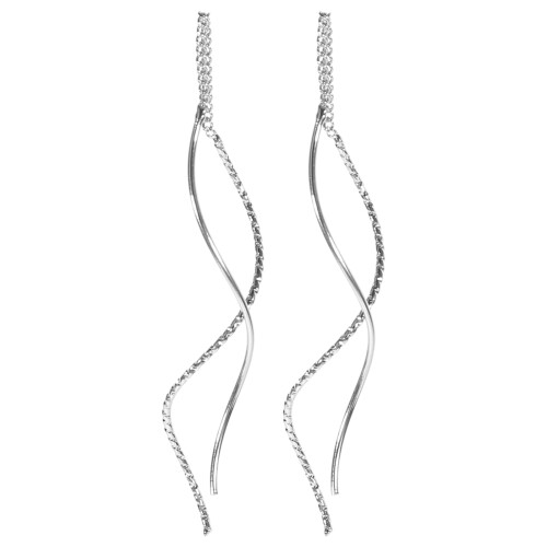 2 Pairs Oorbellen Zilveren 2
