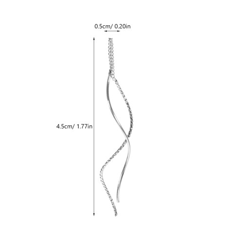 2 Pairs Oorbellen Zilveren 1