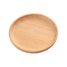 Kleine Holz Dessertteller Beige 1 Für Snackteller