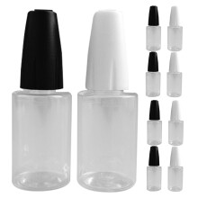10 Nadelflasche Mit Druck Applikator Transparent Tropfer
