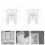 2 Badorganizer Mopphaken 6,10x6,10x5,00 Cm 10