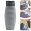 Faltbare Trinkflasche Grau Silikon Zu Reinigen 1 Set 5