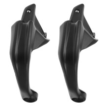 Handguards Schwarz 1 Paar 12,6x6,3x5,5 Zoll Kunststoff Metall