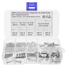 Mlins 100 Wellenstift Positionierstift 5,00x1,10x0,15 cm Silber