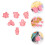 Creative Keksform Set 6-teilig PP Rosa Backzubehör 9